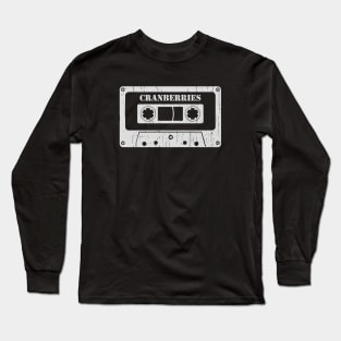 Cranberries - Vintage Cassette White Long Sleeve T-Shirt